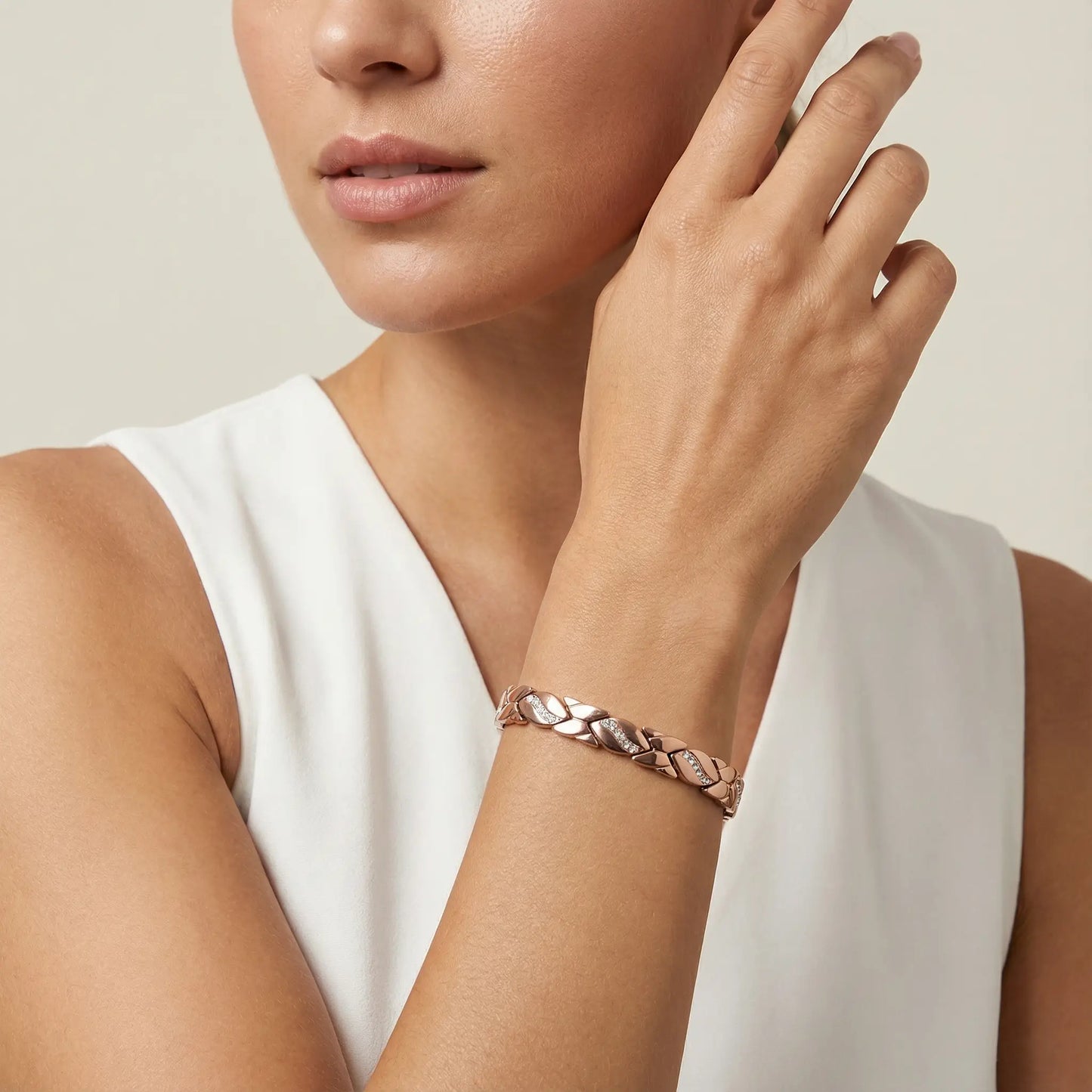 Rose Gold Copper Bracelet Harmony Version