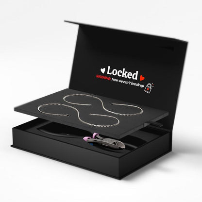 Locked Permanent Couples Bracelets with Special Clasp
