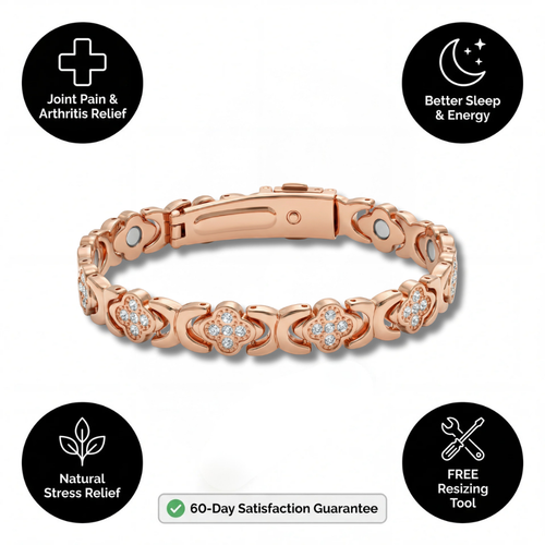 Camelia Copper Bracelet — Magnet-Therapy Inspired