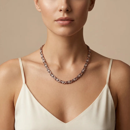 Camelia Copper Necklace