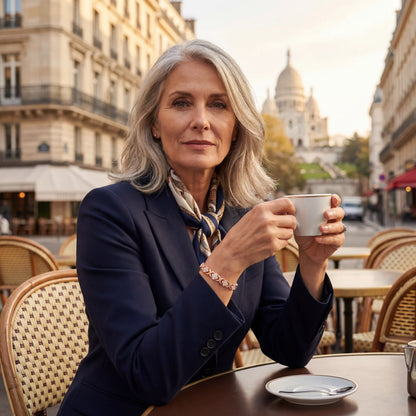 Camelia Copper Bracelet — Magnet-Therapy Inspired